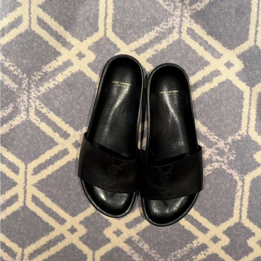 Saint Laurent Black Loafers & Slip-Ons - Picture 3 of 3